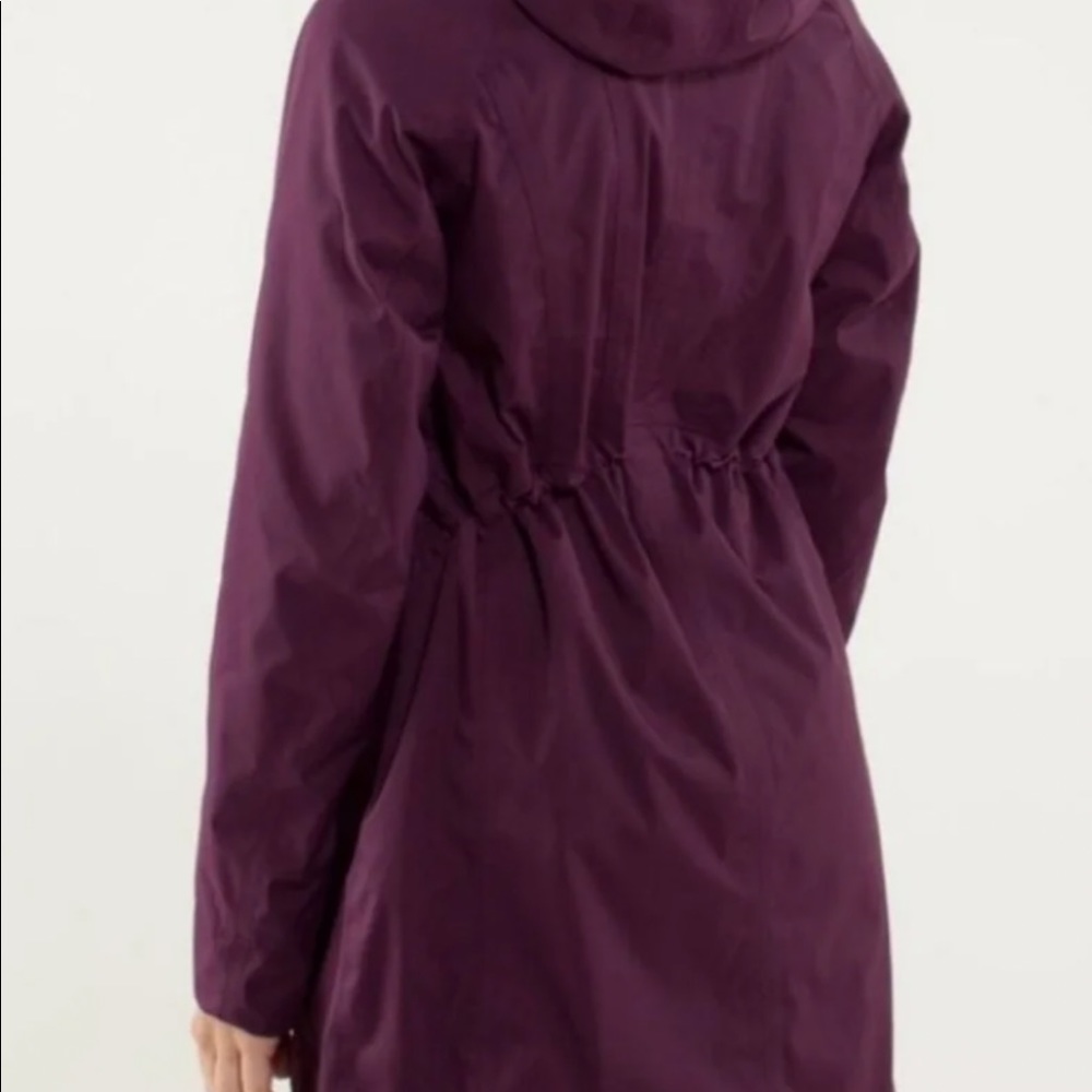 lululemon athletica Purple Trench Coat - Picture 2 of 6